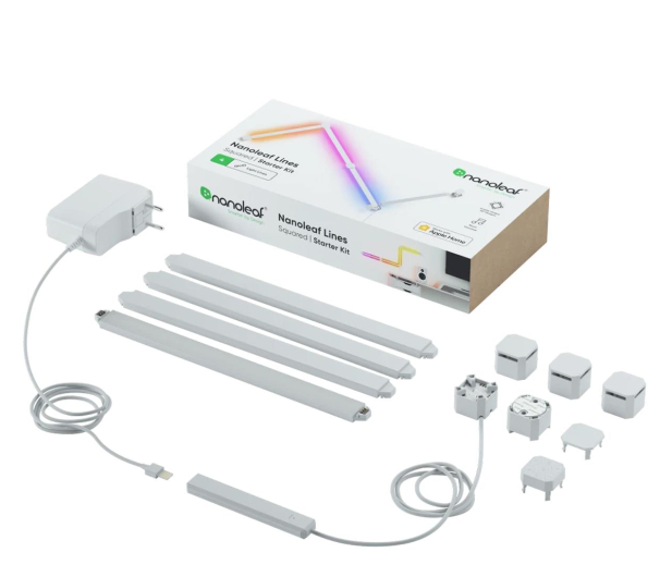 Nanoleaf Lines 90 degrees Starter Kit (4 sztuki, kontroler) - 1267142 - zdjęcie 2